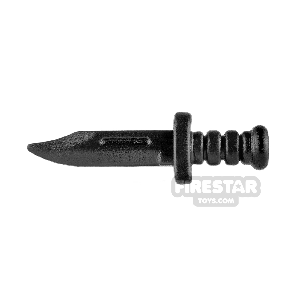 BrickWarriors - Military Knife - Black BLACK