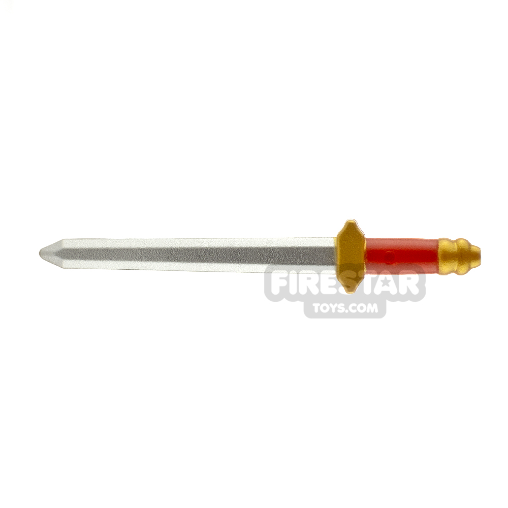 Minifigure Weapon Sword RED