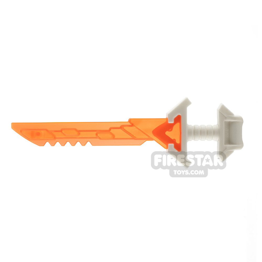 LEGO Sword with Wide Pommel and Serrated Blade 