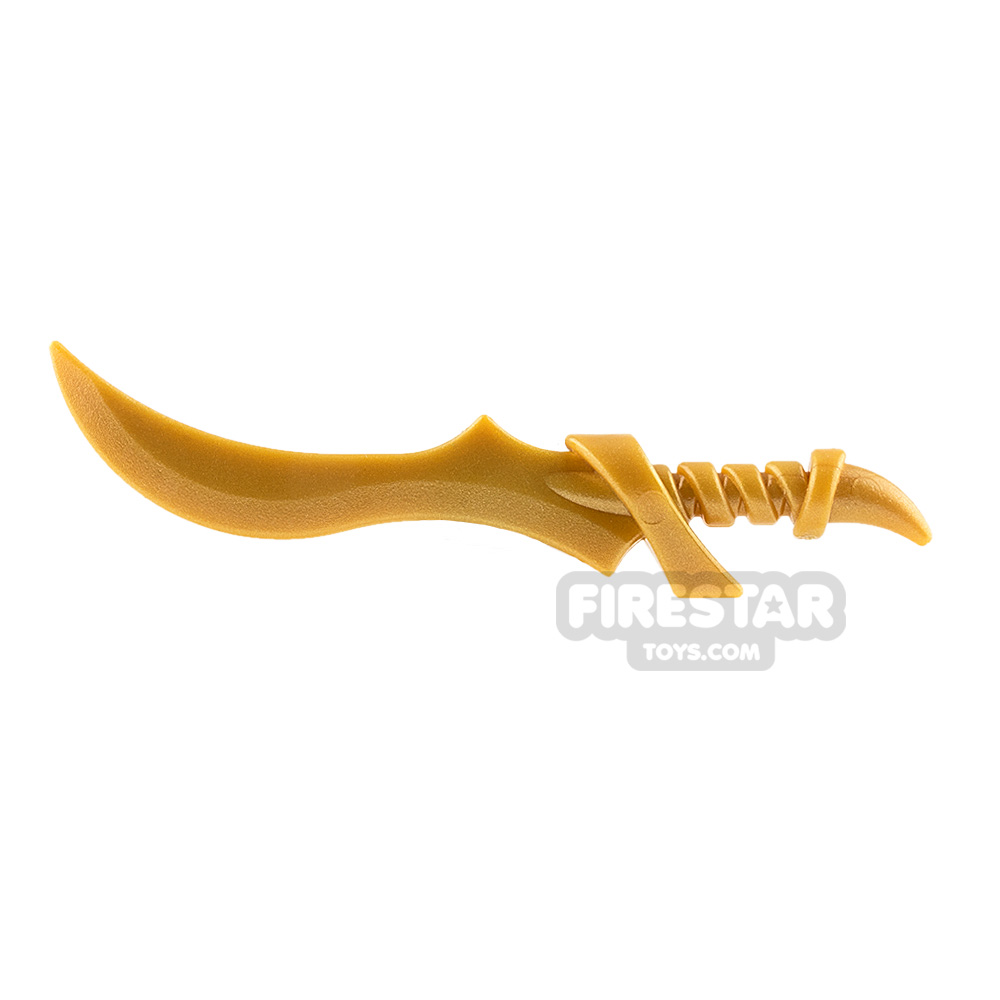 BrickWarriors - Elf Sword - Pearl Gold