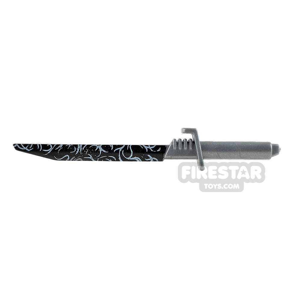 Arealight Minifigure Weapon Darkblade Charged SILVER